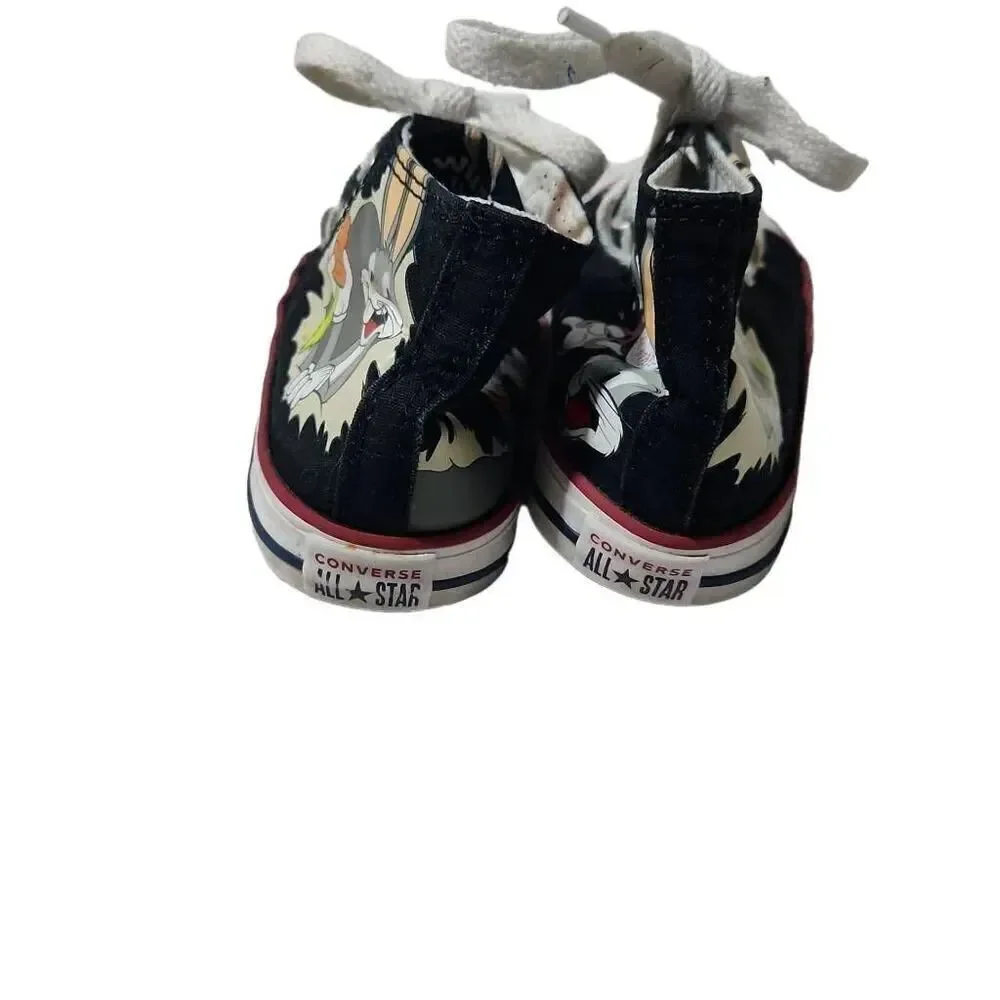 Converse Chuck Taylor All Star Toddler Size 8 Black Bugs Bunny Hi-Top Sneakers